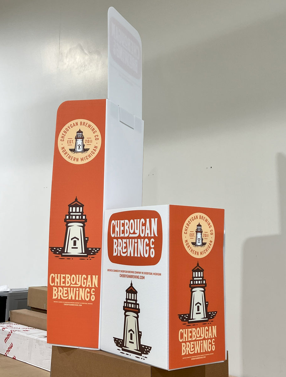 Coroplast Case Riser and Stacker – PCI Sign